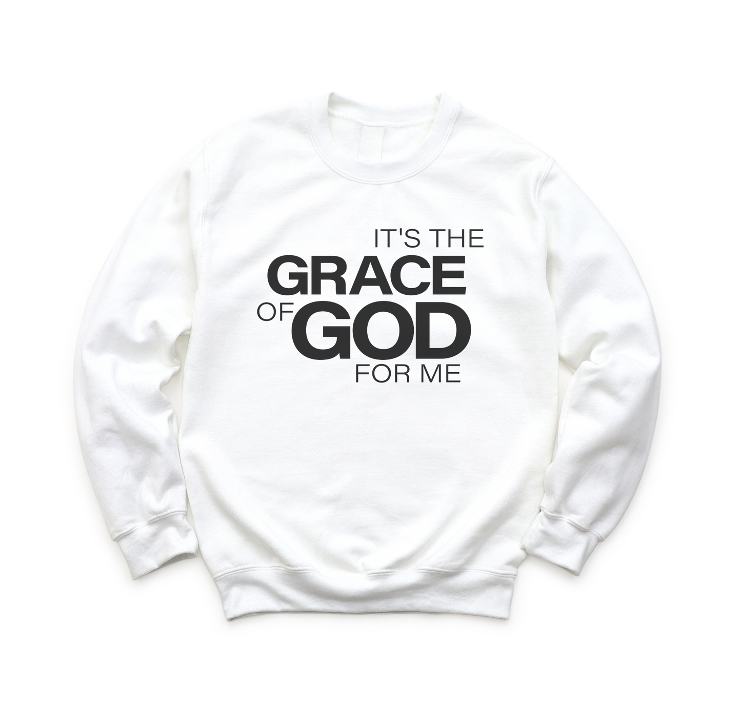 It's the GRACE of God for Me - Unisex Crewneck Sweatshirt