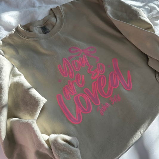 You are so love John 3:16 - Unisex Crewneck Sweatshirt
